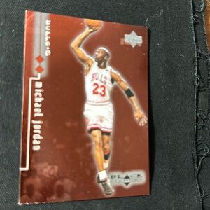 Michael Jordan #8 Black Diamond RARE RED Card